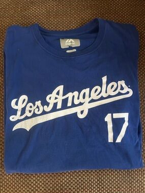 Los Angeles Dodgers Majestic Deep Blue Ohtani 17